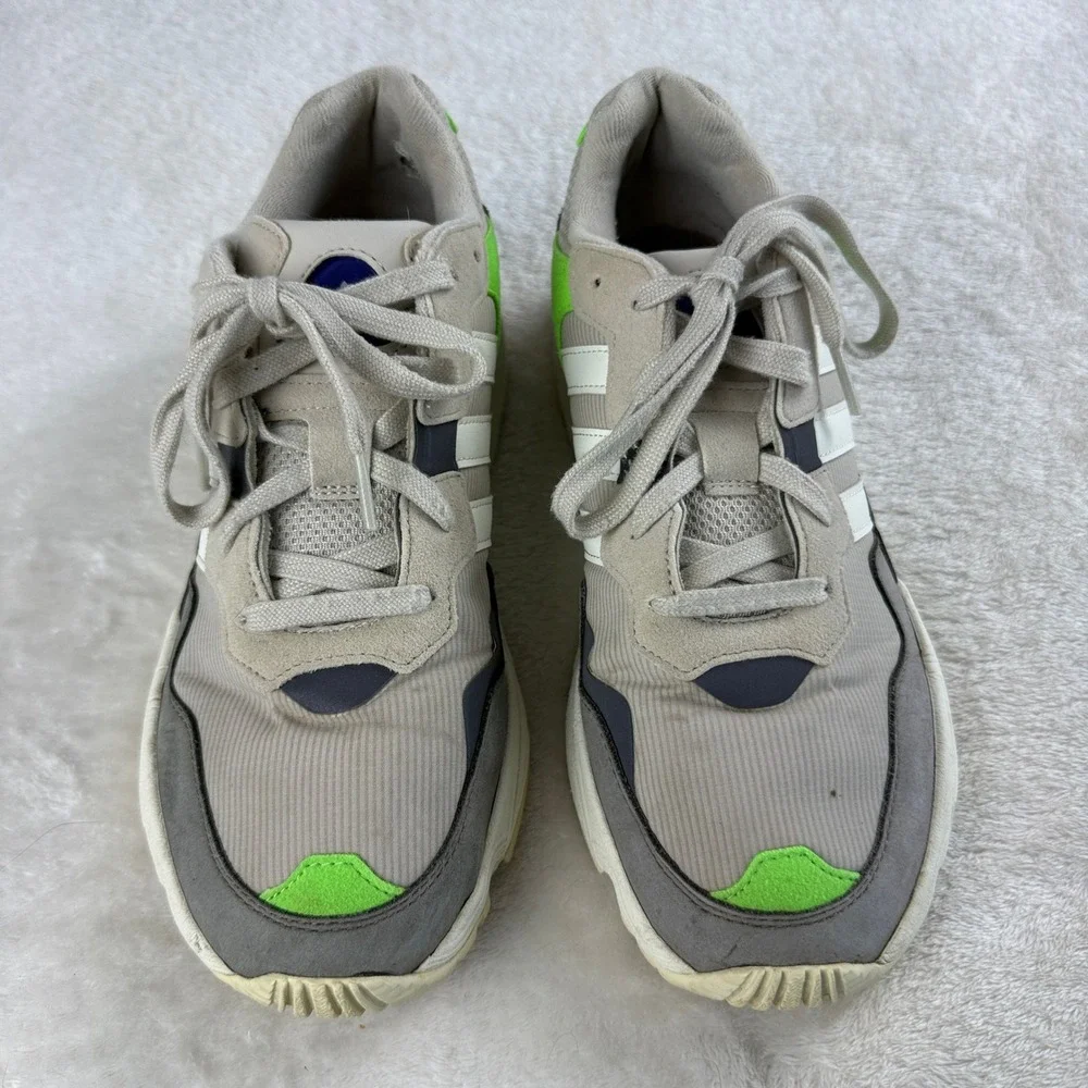 Adidas Originals Yung-96 F97182 Mens Off White Solar Green Chunky Shoes‎ 8.5